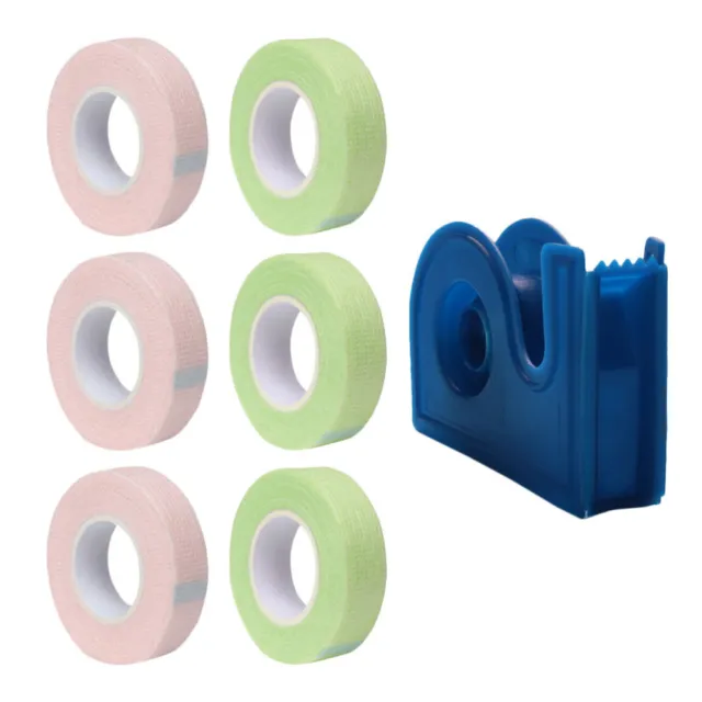 7 piezas herramienta auxiliar de injerto de ojos cinta adhesiva para pestañas de tela