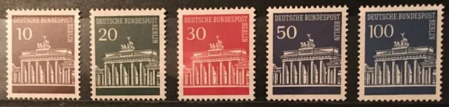 Berlin – „Brandenburger Tor“ 286-290 postfrisch