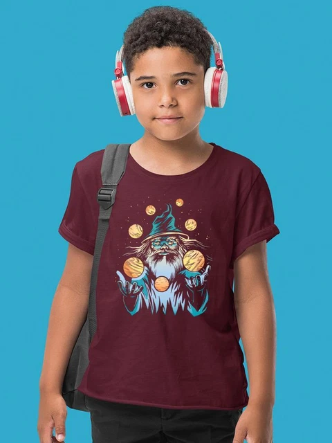 Planet Wizard T-shirt Youth's -SmartPrintsInk Designs