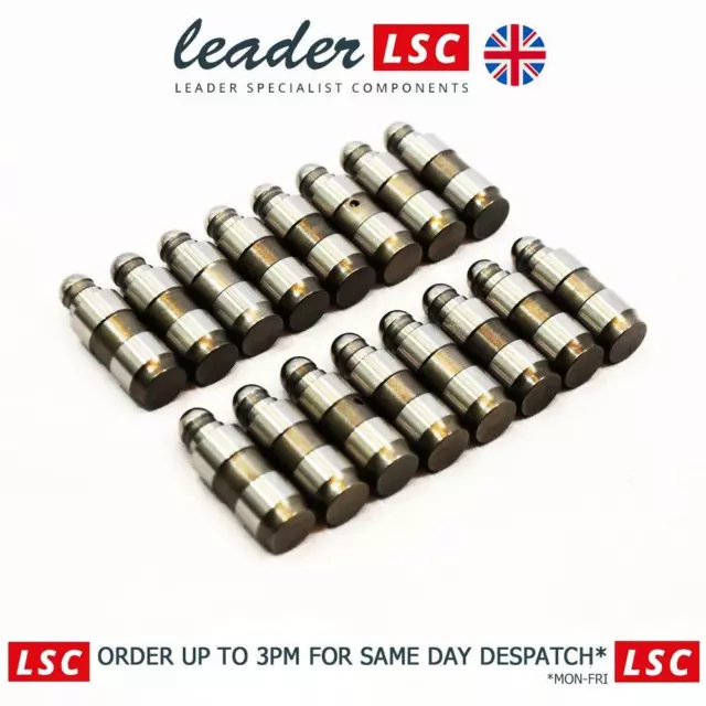 16 x Hydraulic Lifters Tappets Cam Followers Vauxhall Corsa C 1.2 New 9128603