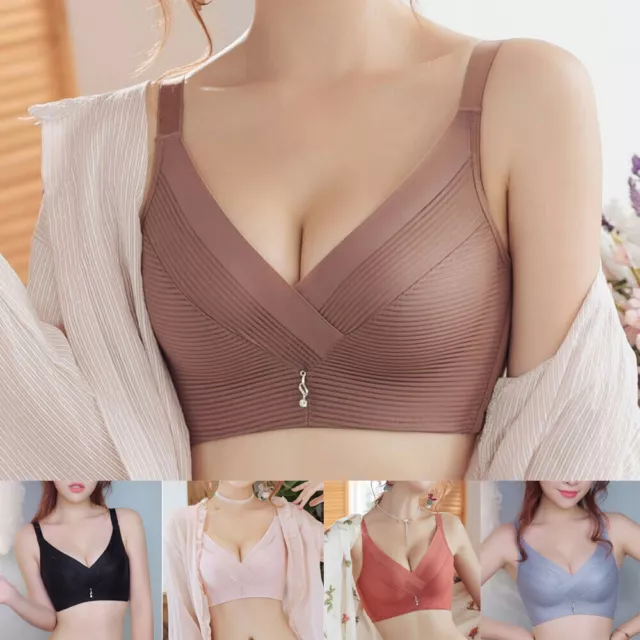 Women's Sexy Seamless Push Up Bra Wireless Padded Bralette Underwear  Lingerie