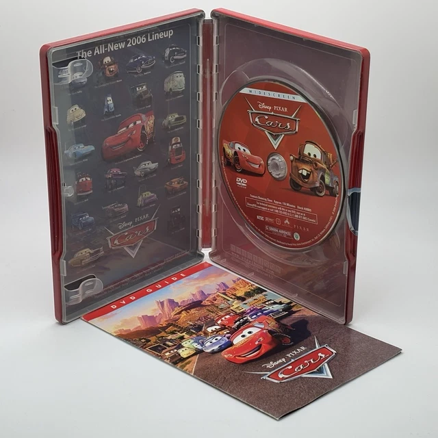 DISNEY’S PIXAR CARS DVD Single Disc SteelBook 2006 Widescreen (Pre ...