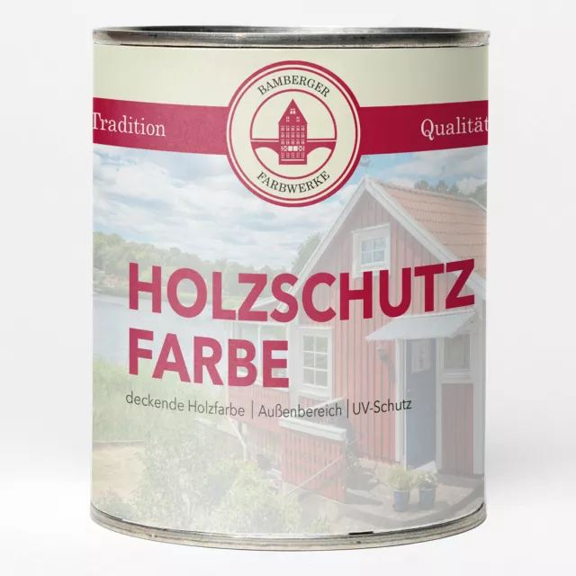 Holzschutzfarbe Holz Wetterschutzfarbe Holzdeckfarbe Holzfarbe 375ml-20L