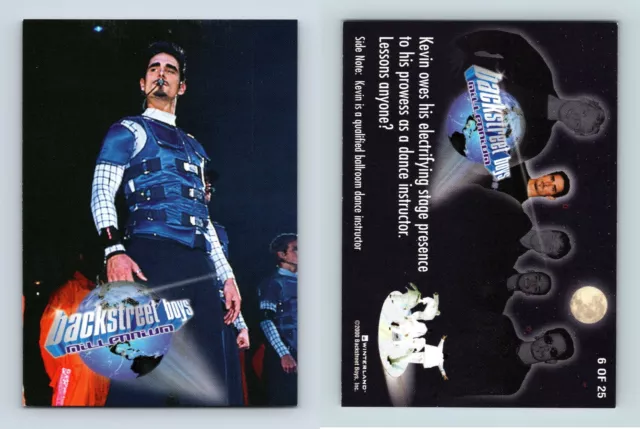 Backstreet Boys Black & Blue #6/25 Millennium 2000 Winterland Trading Card