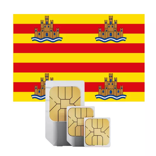 SIM Karte für Ibiza / 10 GB + Anrufe innerhalb der EU für 1 Monat