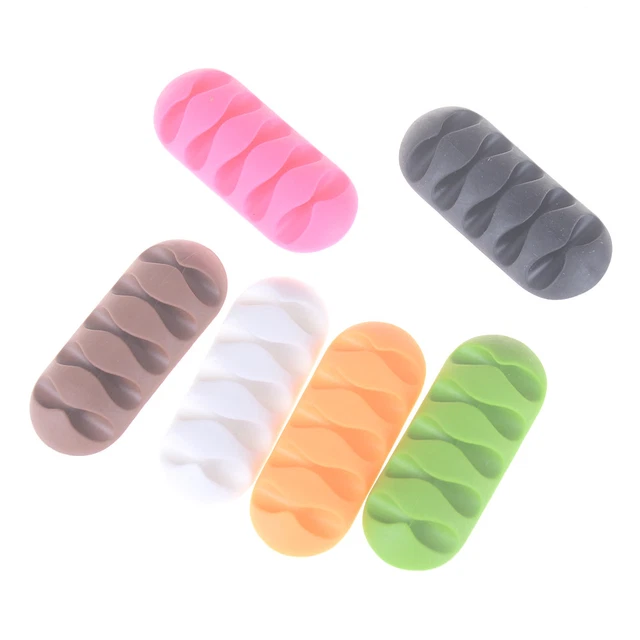 1 pz clip per cavo cavo cavo organizzatore goccia scrivania*t~