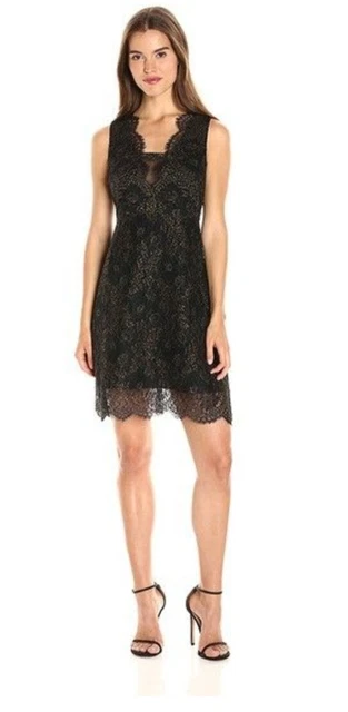 NWT $498 Elie Tahari Cutout Lace Elegant Cocktail Party dress Size 0