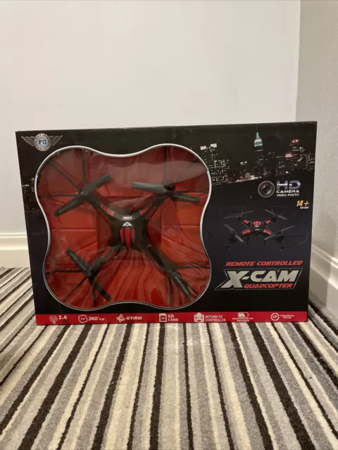 Remote Controlled X-cam Quadcopter by Flying Gadget - New never opened