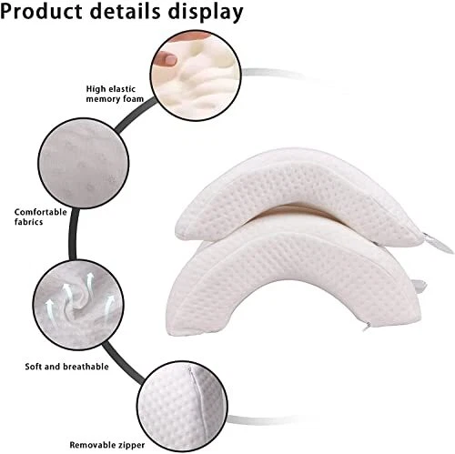 Cuddle Pillow Neck Cervical Pillow for Couples Sleeping Pillow Memory Foam Pi... 4