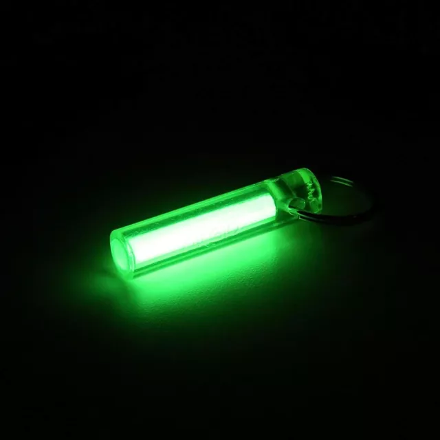 Ni-Glo Solar Gear Marker Dragon Green Recharges By Sun or Light Source Keychain