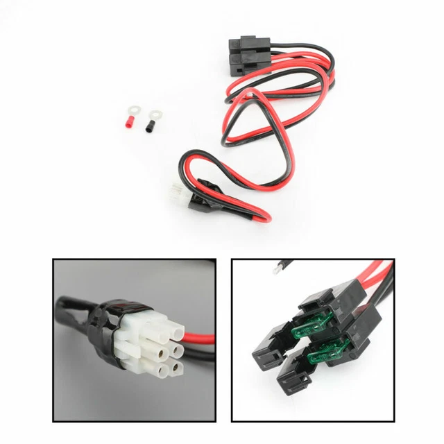 Câble D'alimentation 12V Avec Interrupteur Et Fusible Pour Yaesu FT290, FT790, FT690 - 1,5m