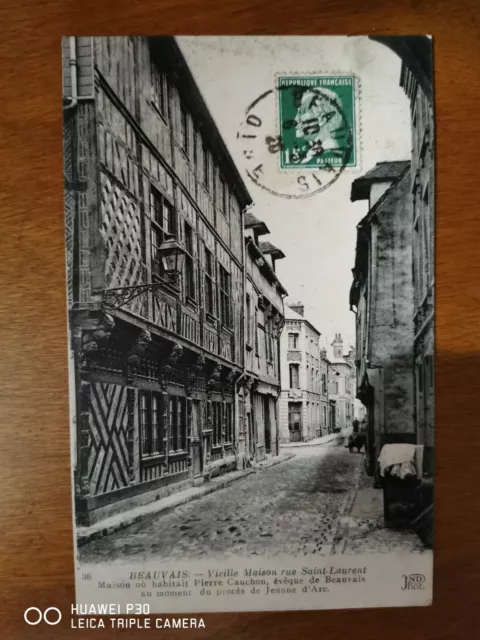 CPA - 60 - BEAUVAIS - Vieilles maisons Rue Saint Laurent