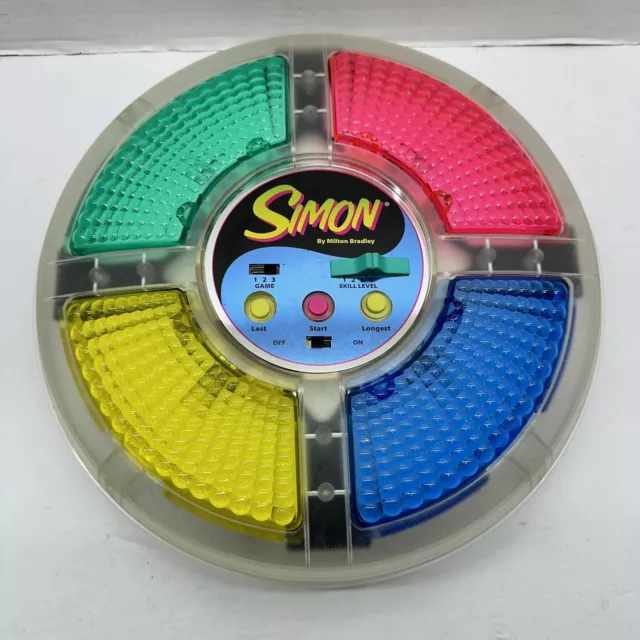 Vintage Simon Electronic Game -Clear by Milton Bradley 1978 Tested