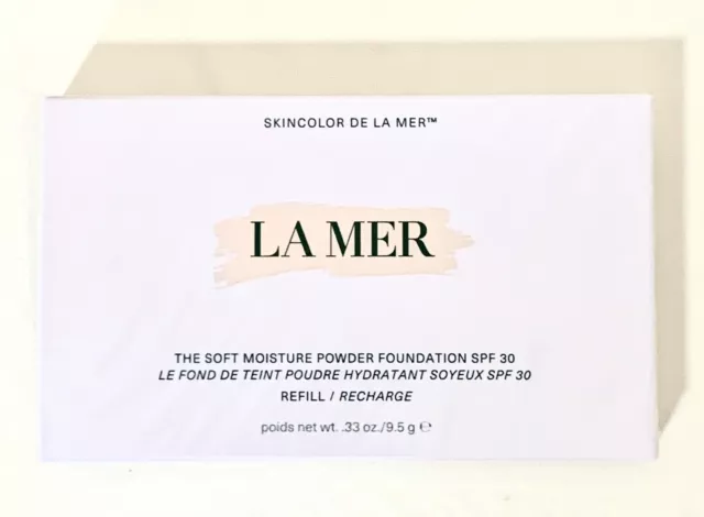 La Mer The Soft Moisture Powder Foundation Spf 30 Refill / Recharge Bnib-Sealed