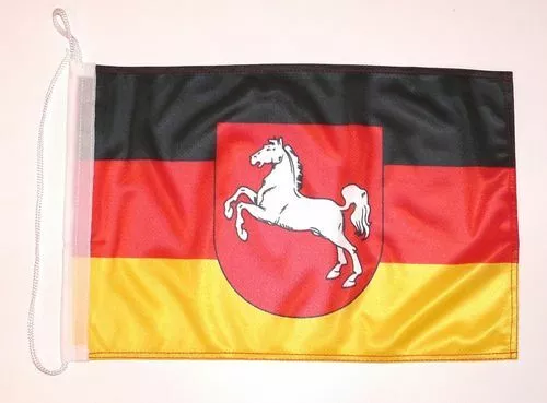 Flagge / Fahne Niedersachsen Bootsflagge Bootsfahne