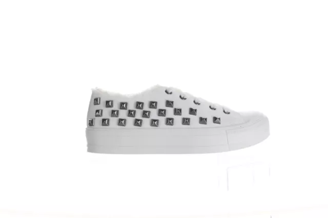 Steve Madden Womens Vieve White Fashion Sneaker Size 8