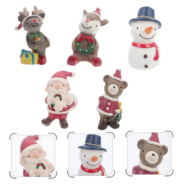 5 Pcs Hause Dekoration Handwerk Weihnachten Desktop Dekoration