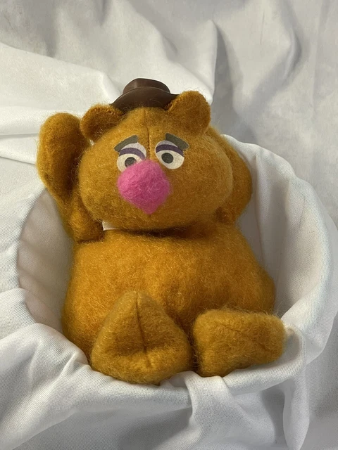 Vintage￼ The Muppets Fozzie Bear Fisher Price #865 Plush Doll Beanie 1977