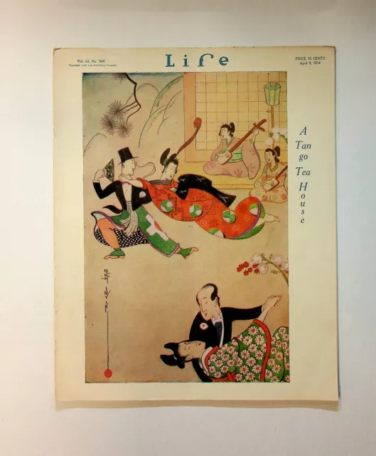 Life Magazine Apr 9 1914 VG+ 4.5