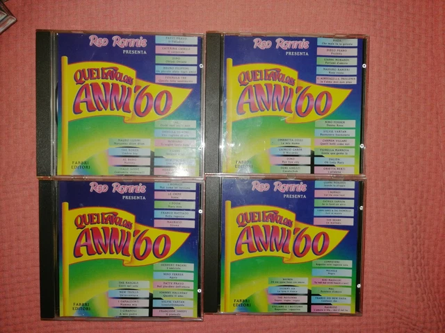 QUEI FAVOLOSI ANNI 60 Raccolta Di 61 Cd Con Oltre 900 Canzoni Pooh QUEI FAVOLOSI ANNI 60 Raccolta Di 61 Cd Con Oltre 900 Canzoni Pooh
