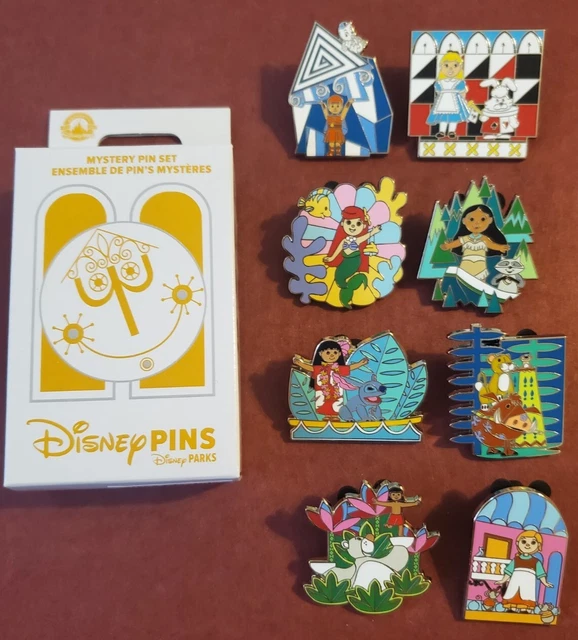 NEW DISNEY 2023 Its a Small World Mystery Box Collection Complete 8 Pin