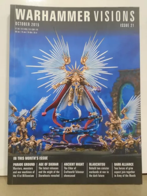 Warhammer Visions Magazine Issue 21 October 2015 In Mint Condition