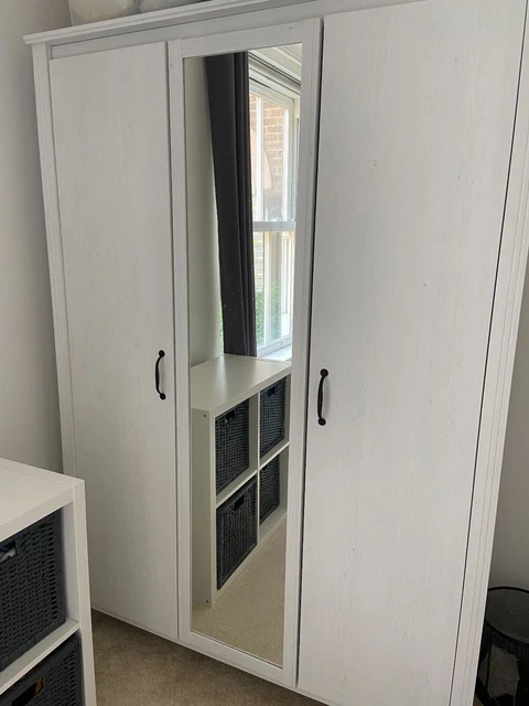 Ikea brusali 3 clearance door wardrobe