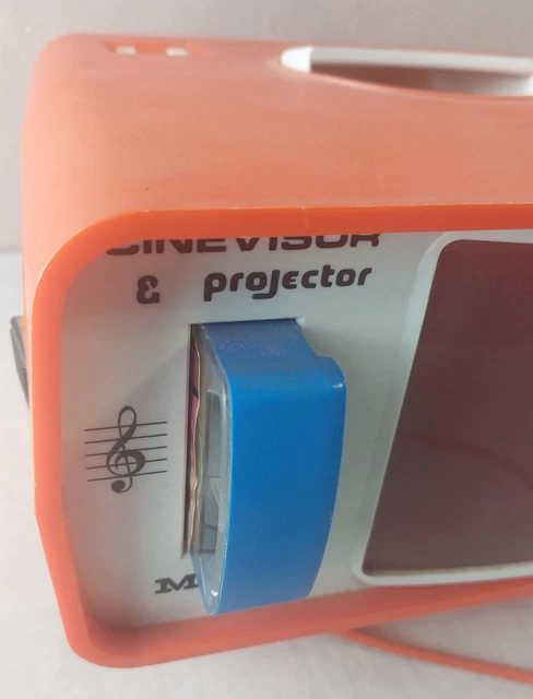 PROJECTEUR CINEVISOR MUPI VINTAGE JAUNE ORANGE PROJECTEUR CINEVISOR MUPI VINTAGE JAUNE ORANGE
