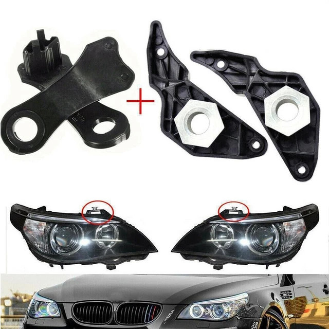 Supports De Phare Avant Pour BMW Série 5 E60 E61 (2003-2010) - 525i, 530i, 550i, Etc. - 4