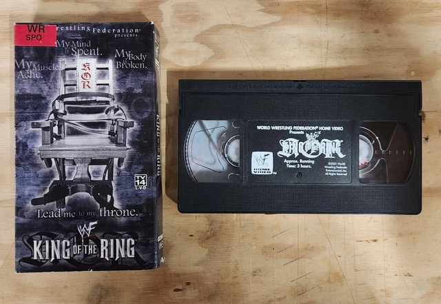 WWF KING OF the Ring 2001 VHS WWE WCW ECW Wrestling Stone Cold Angle ...