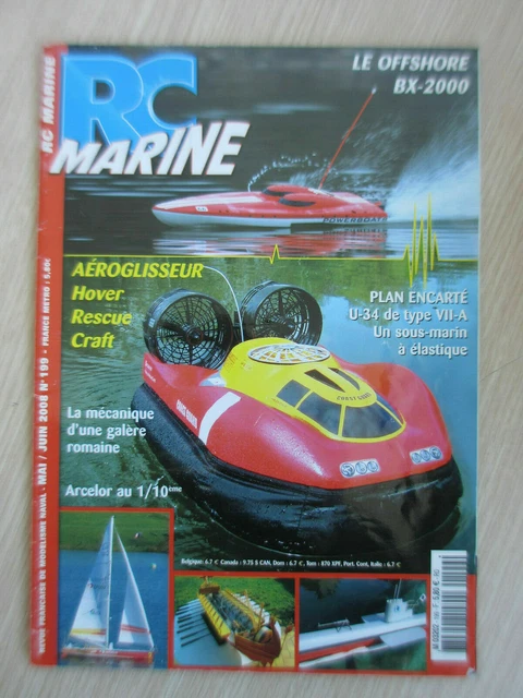 Revue RC Marine N°168 - Plan De Thonier De Concarneau / Otto Lauffer - Occasion (état BEG)
