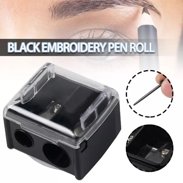 Eyebrow Pencil Eyeliner Lip Liner Pencil Shapper Double Hole Pencil  Sharpener Lipstick Pen Plastic Pen Special