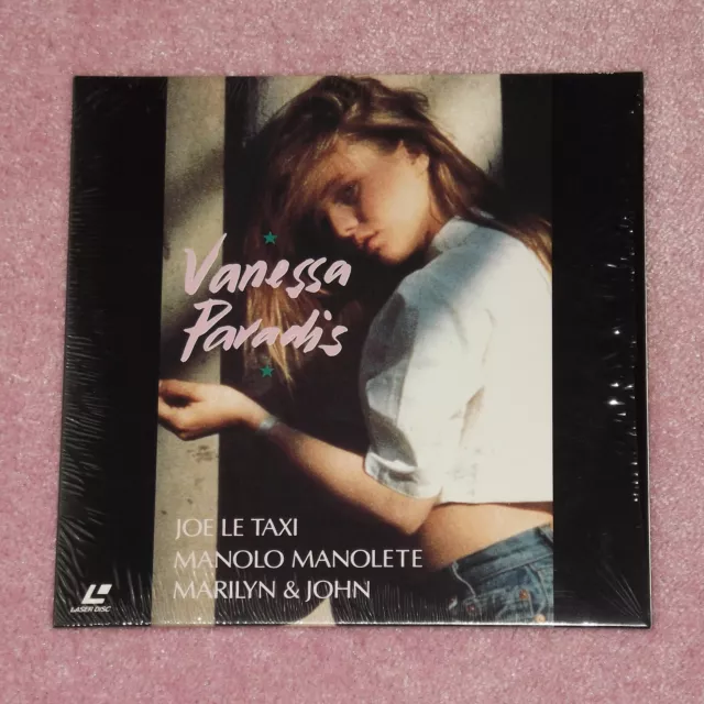 VANESSA PARADIS Joe Le Taxi +2 - RARE 1990 JAPAN 8" LASERDISC SINGLE (VAMP-3195)