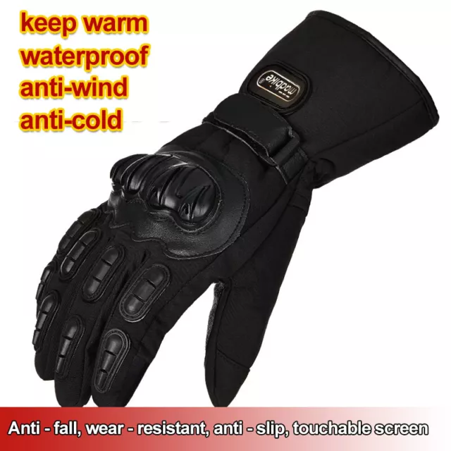 Regen Winter Motorradhandschuhe Sport Motorrad Roller Handschuhe Biker Gloves DE