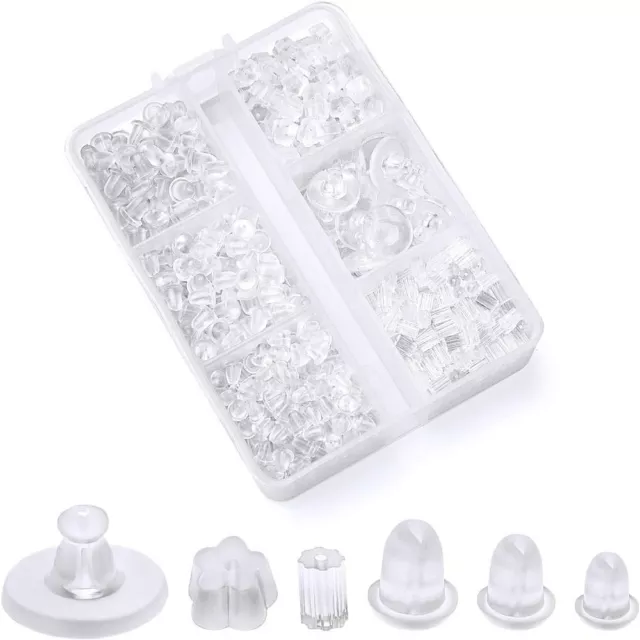 Earring Backs Silicone Earring Backs Rubber Earring Stopper Backs for Studs