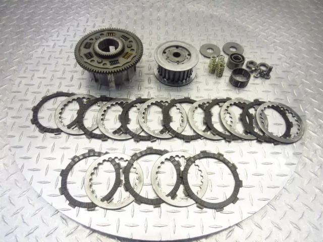 1990 88-90 Yamaha FZR600R FZR600 Clutch Basket Inner Outer Plates