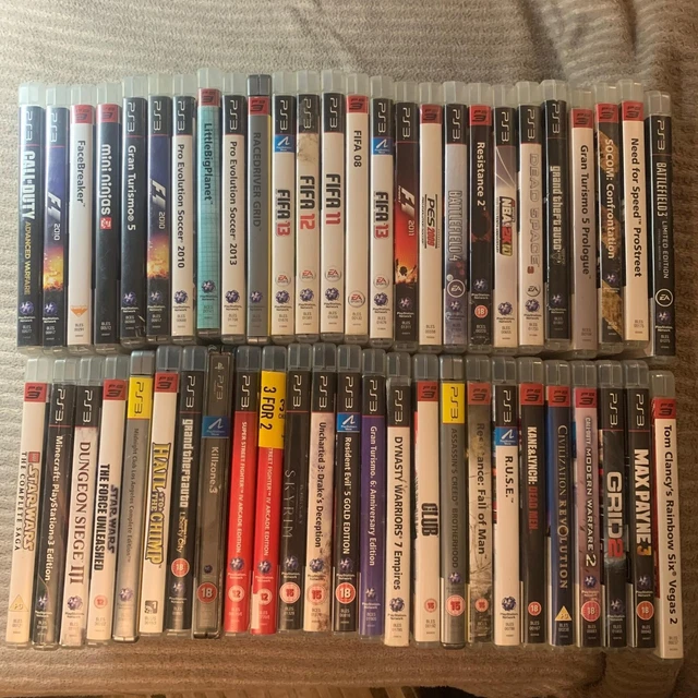Lot De 10 Jeux PS3 - Job Lot #3 - Divers Titres - Très Bon état