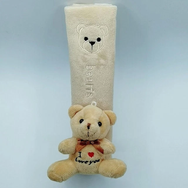 Small Bear 23cm Car Belt Cushion Shoulder Strap Cover Pad Cartoon Animal