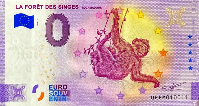 Geldschein 0 Euro Die Spiralbohrer Der Singes Anniversary Frankreich 2020 N #