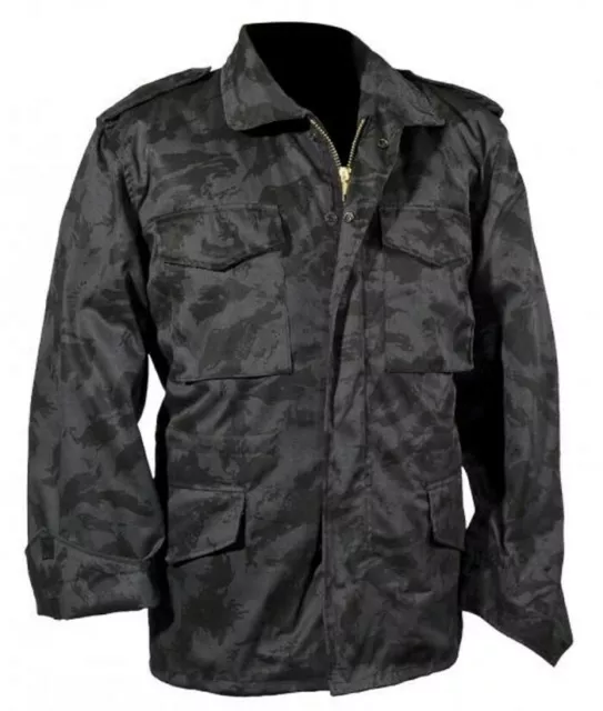 US Feldjacke M65 Armeejacke mit Futter russian night camo