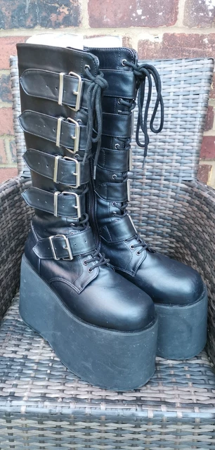 Goth platform boots uk hotsell