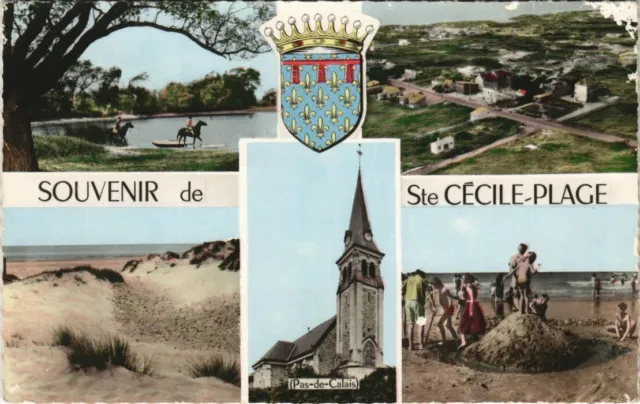 CPA Souvenir de Ste-Cécile Plage (138733)