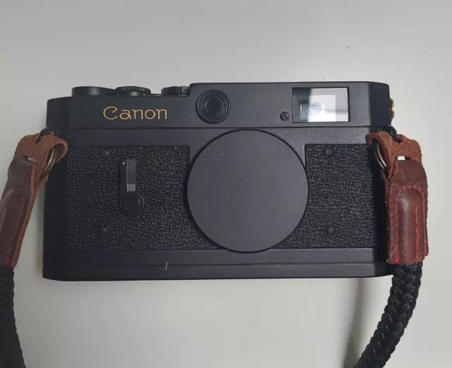 Canon P Rangefinder 35mm film camera MINT BLACK REPAINTED