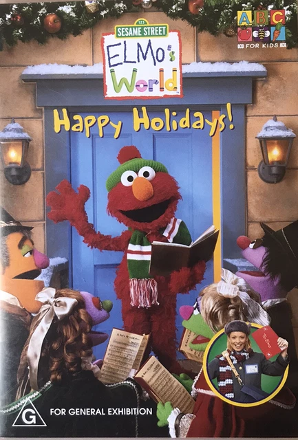 SESAME STREET : Elmo's World : Happy Holidays : NEW DVD * FREE EXPRESS