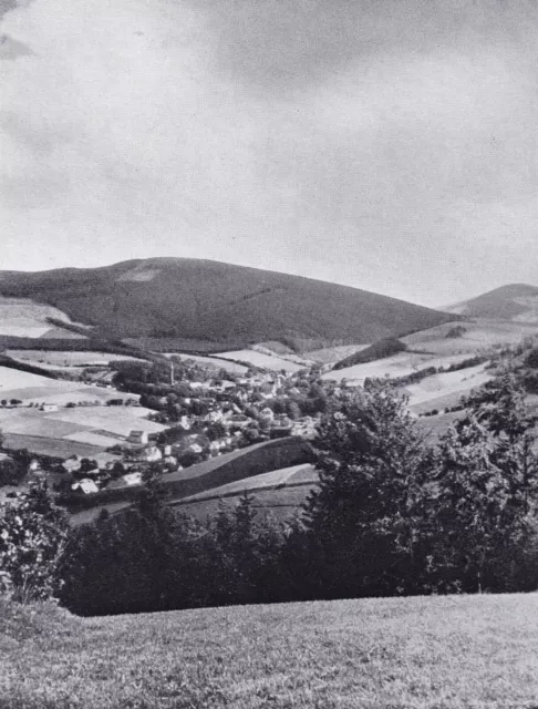 Wüstewaltersdorf/ Walim- Blick von der Willenkoppe (Schlesien) 1935