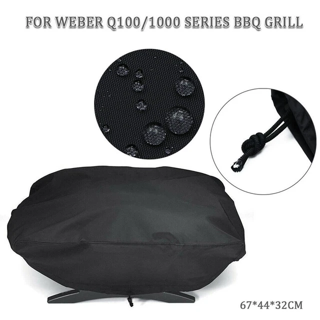 For Weber 7110 Q100 Q1000 BBQ Grill Cover Stove Protector Adapter Assembly
