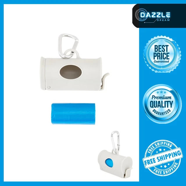 20 Pet Poop Clean Up Bag With Dispenser Dog Puppy Garbage Waste Poo Bags Holder