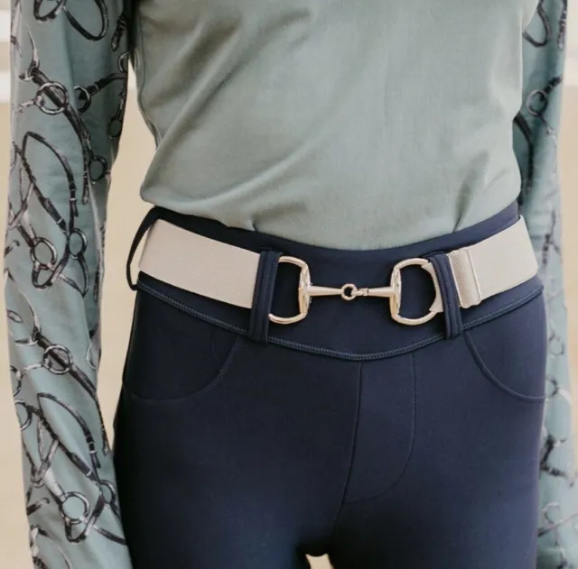 Equestrian English Snaffle Bit Riding Belt Breeches C4