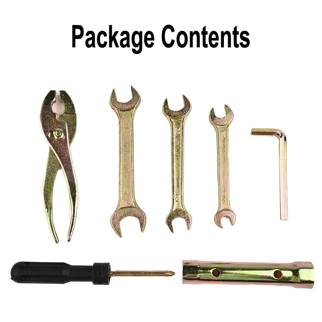 1 Set Universal Motorcycle Accessories Spark Plug Spanner Wrench Socket Tool Kit