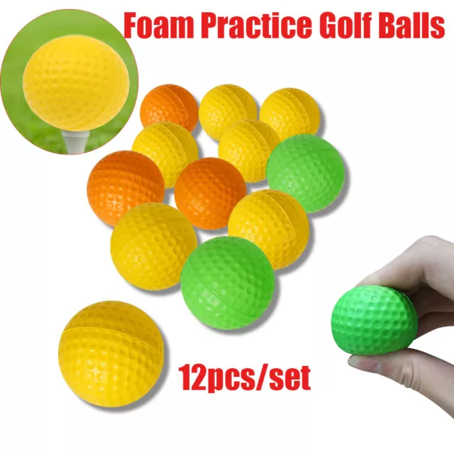 Plastic Lightweight Indoor Sports Golf Balls Foam Golf Practice Training